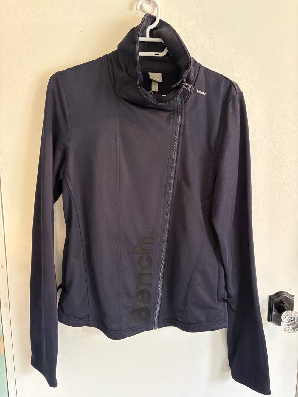 Bench Women’s Dark Navy Asymmetrical Zip Utility Jacket